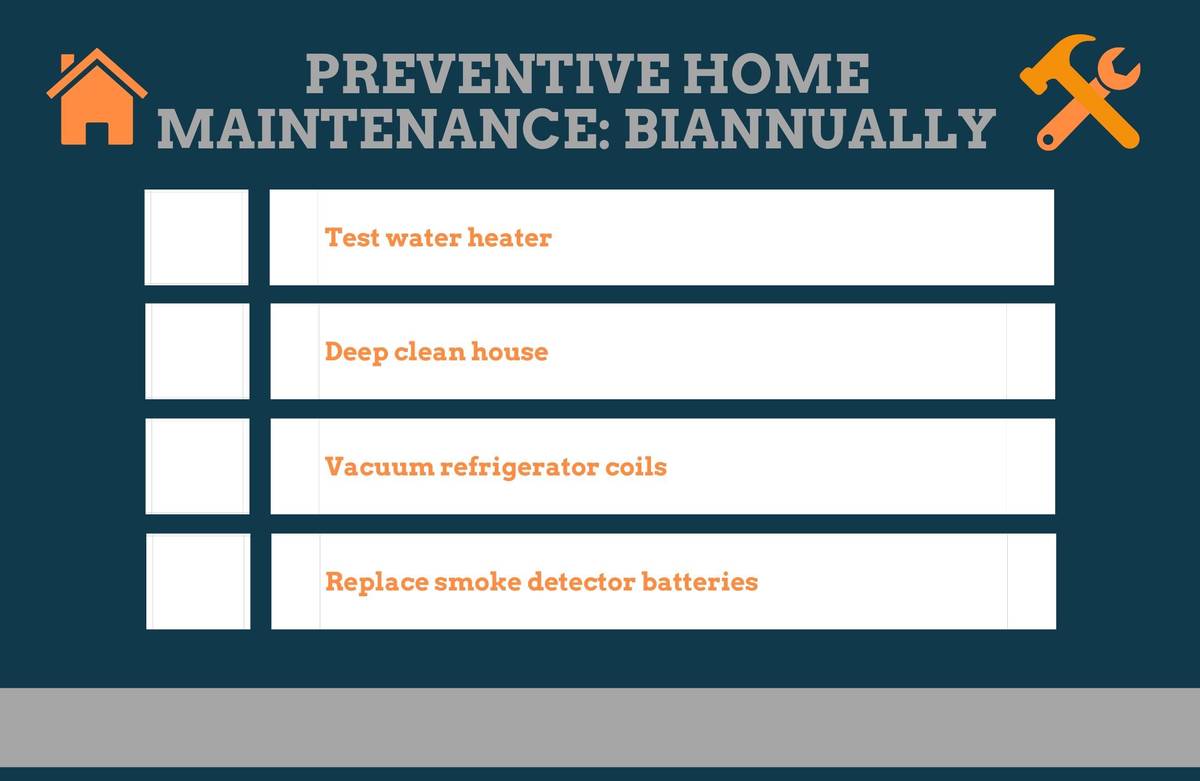 Biannual Preventive Home Maintenance