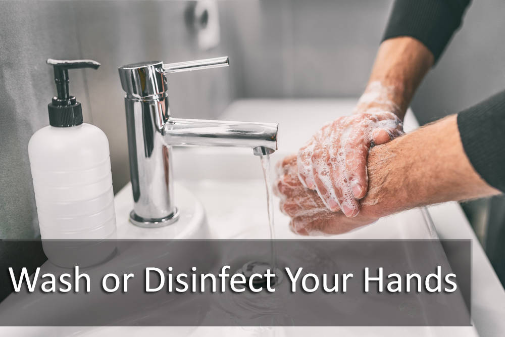 BUYER TIP: Always Wash or Disinfect Your Hands