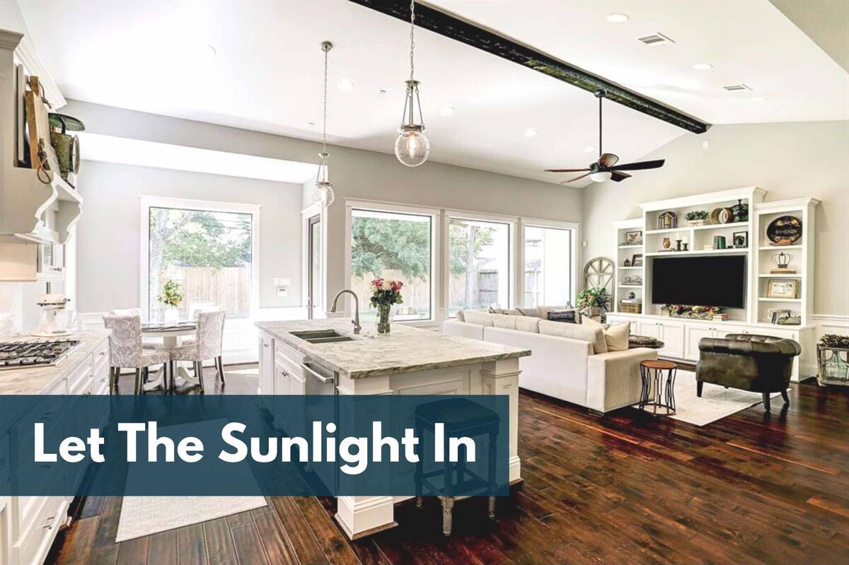 Houston Home Staging Hack: Let Natural Light In