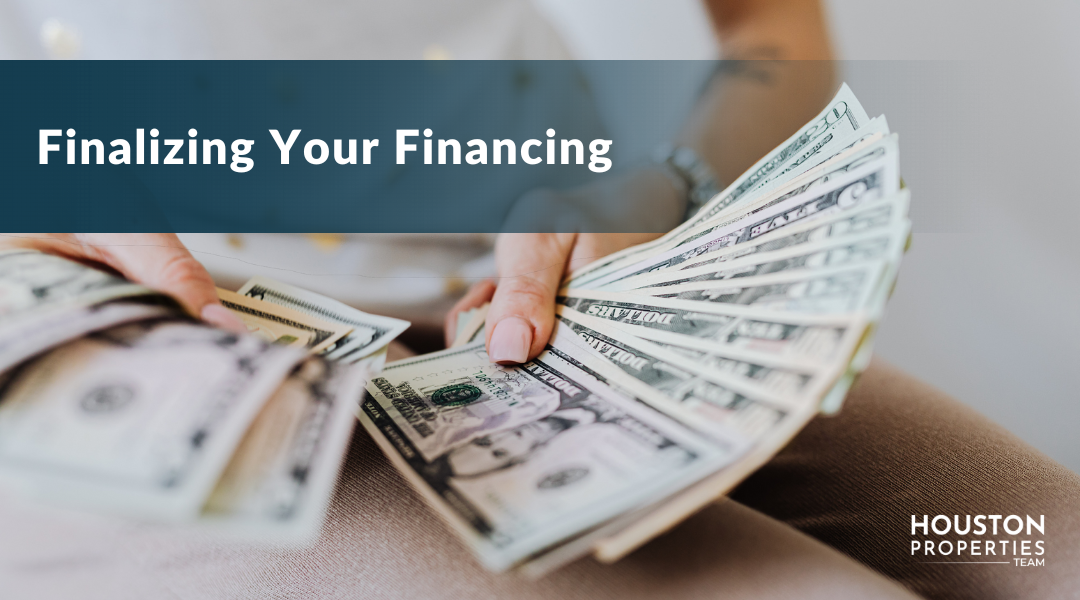 Finalize your financing