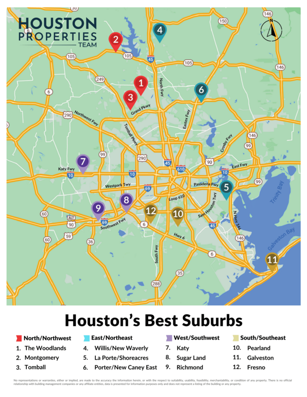The 12 Best Houston Suburbs by Region