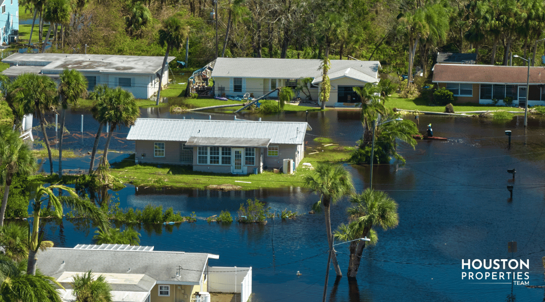 Flooded Neighborhoods in Houston (Examples From Central Houston)