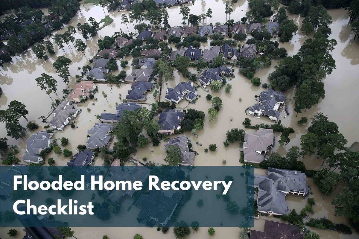 Recovering From A Flood Or Winter Freeze