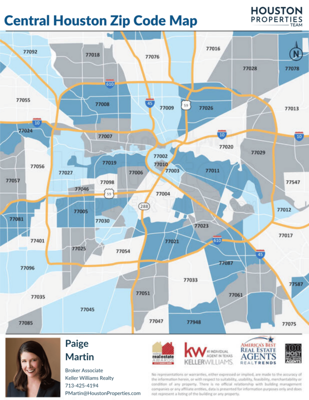 Houston Zip Code Map