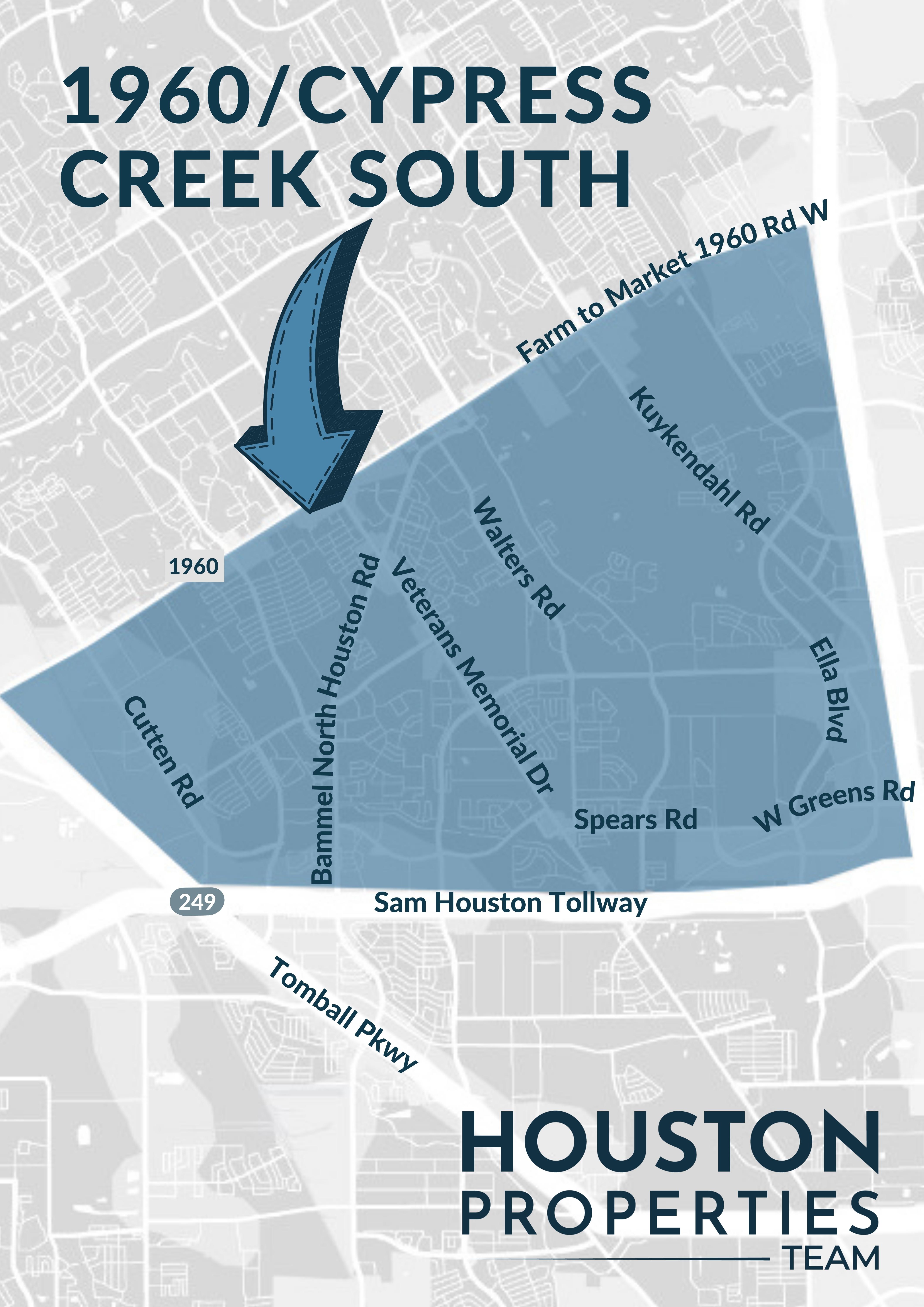 Map of 1960/Cypress Creek South