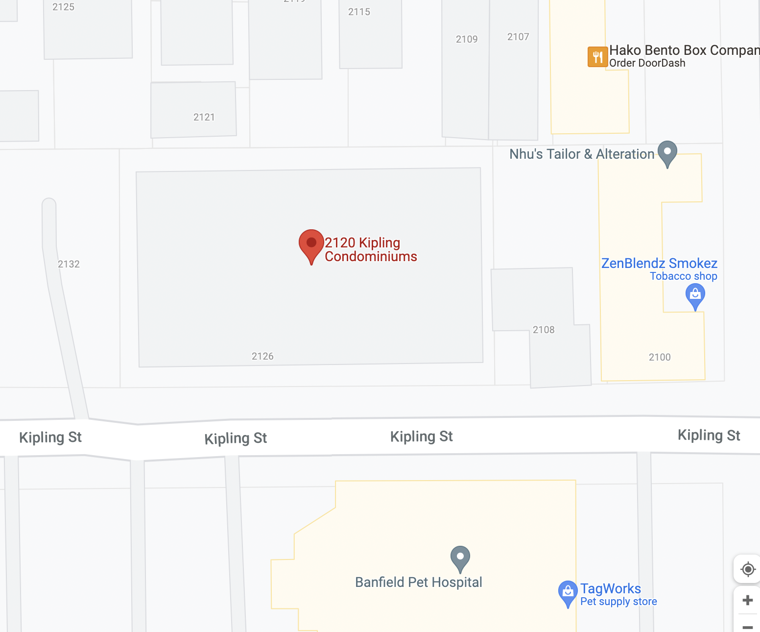 Map of 2120 Kipling
