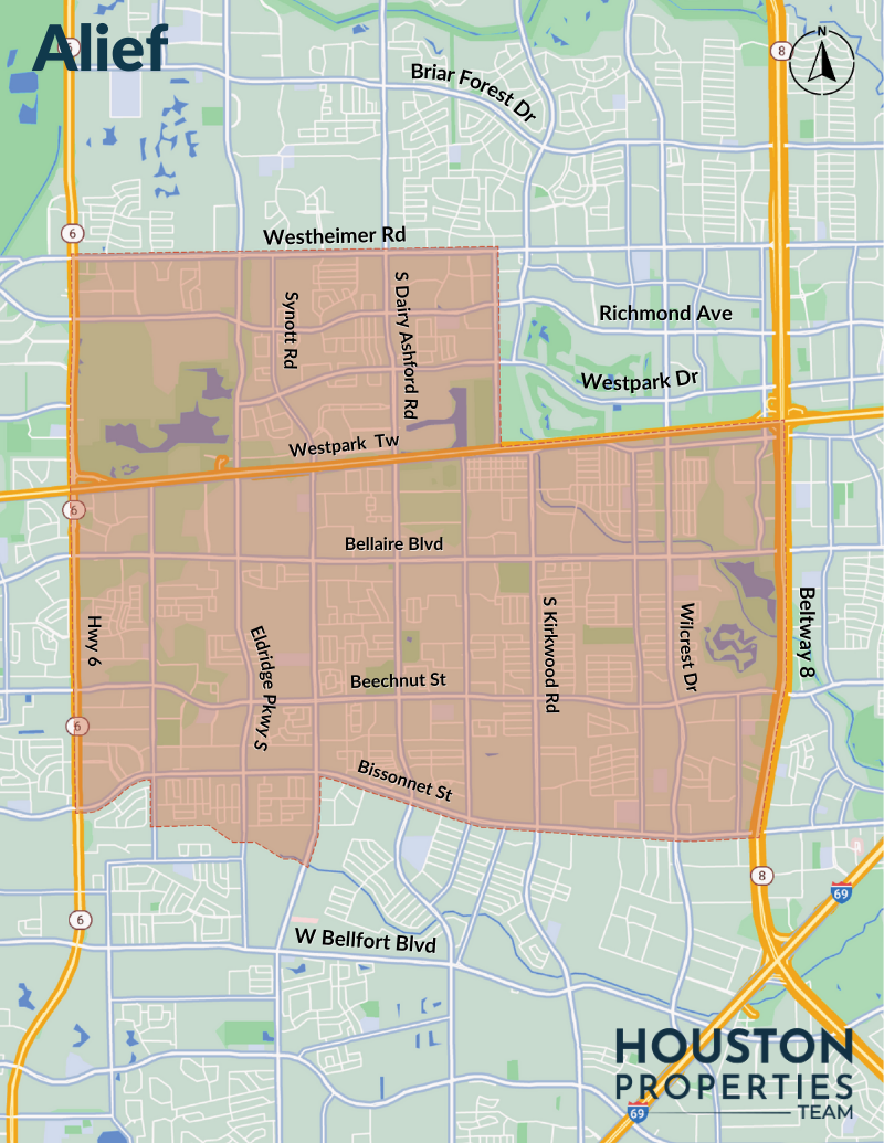 Map of Alief