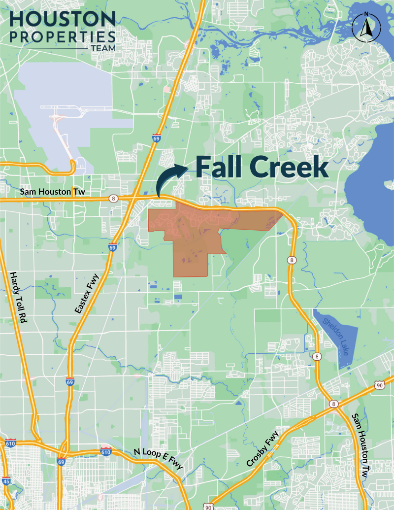 Amberwood at Fall Creek Map