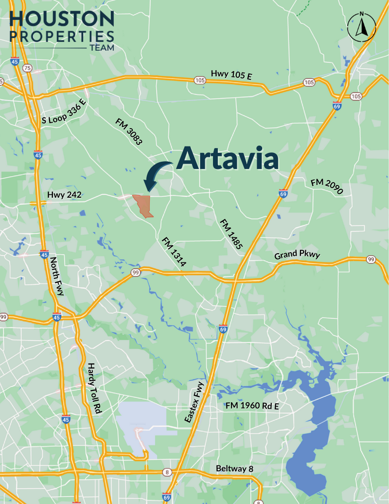 Artavia (Master Planned) Map