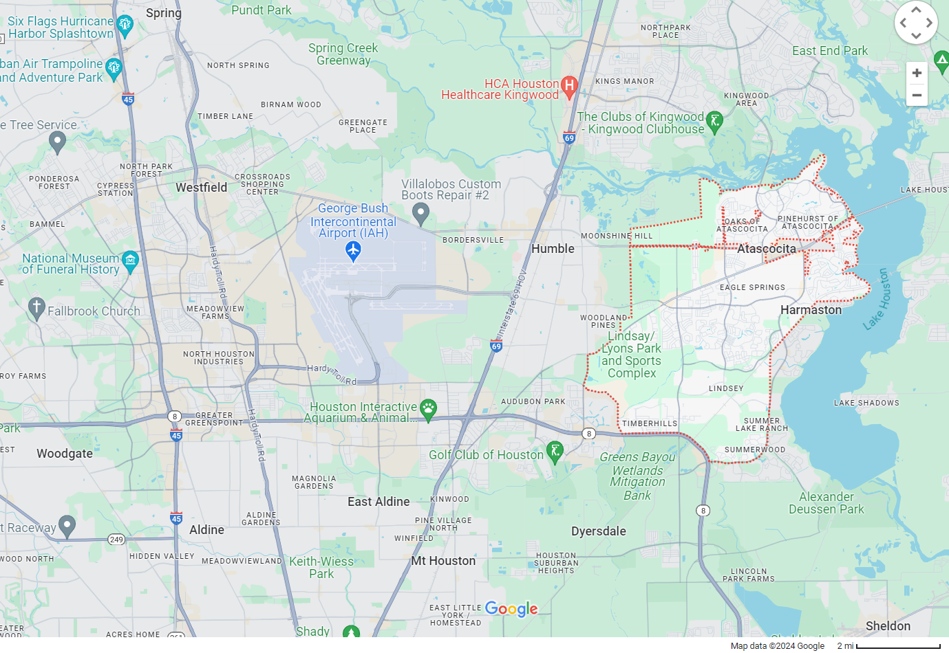 Atascocita (Master Planned) Map