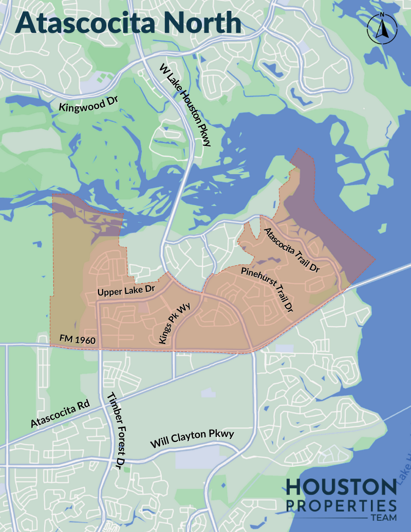 Map of Atascocita North