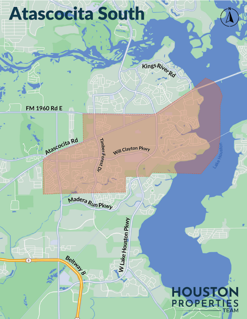 Map of Atascocita South