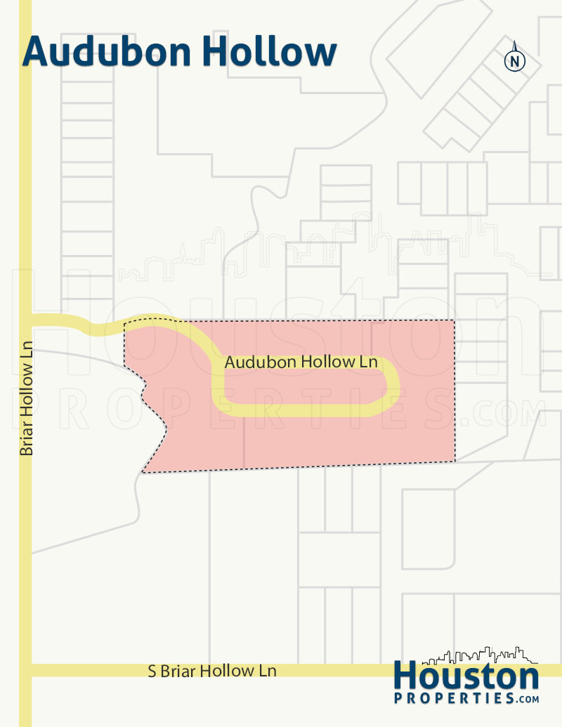 Map of Audubon Hollow