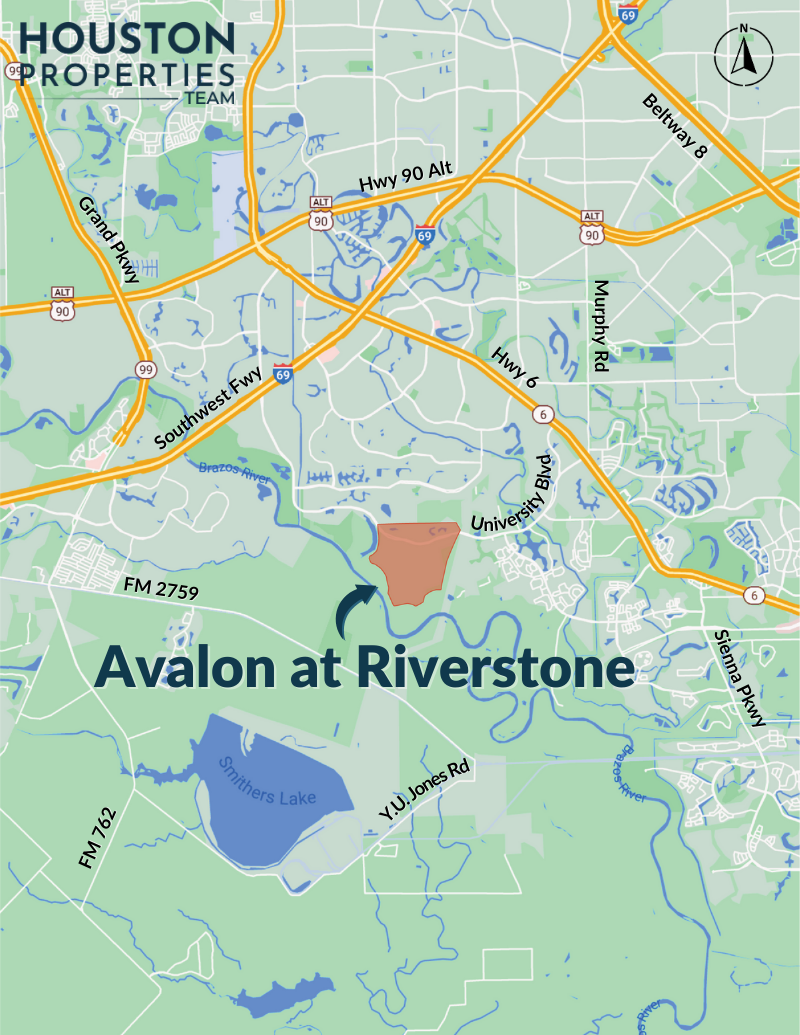 Avalon At Riverstone Map