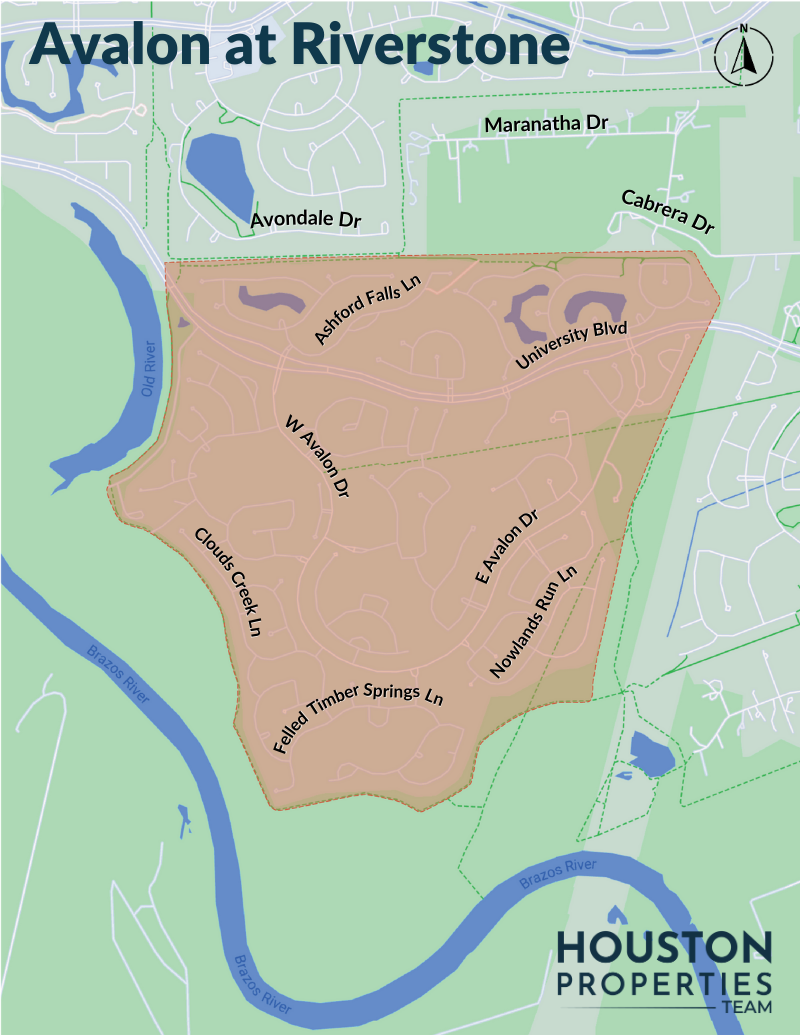 Map of Avalon At Riverstone