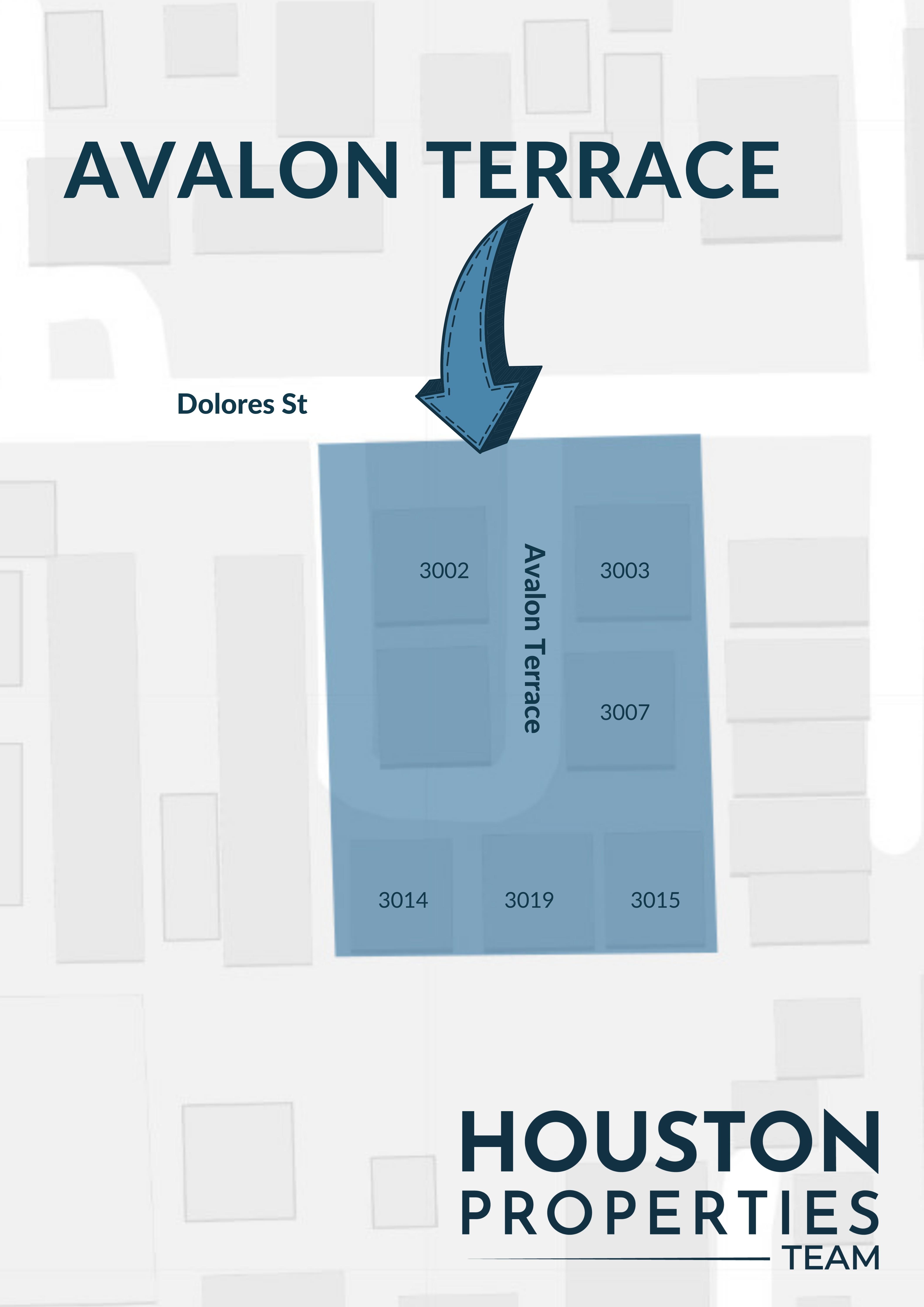 Map of Avalon Terrace