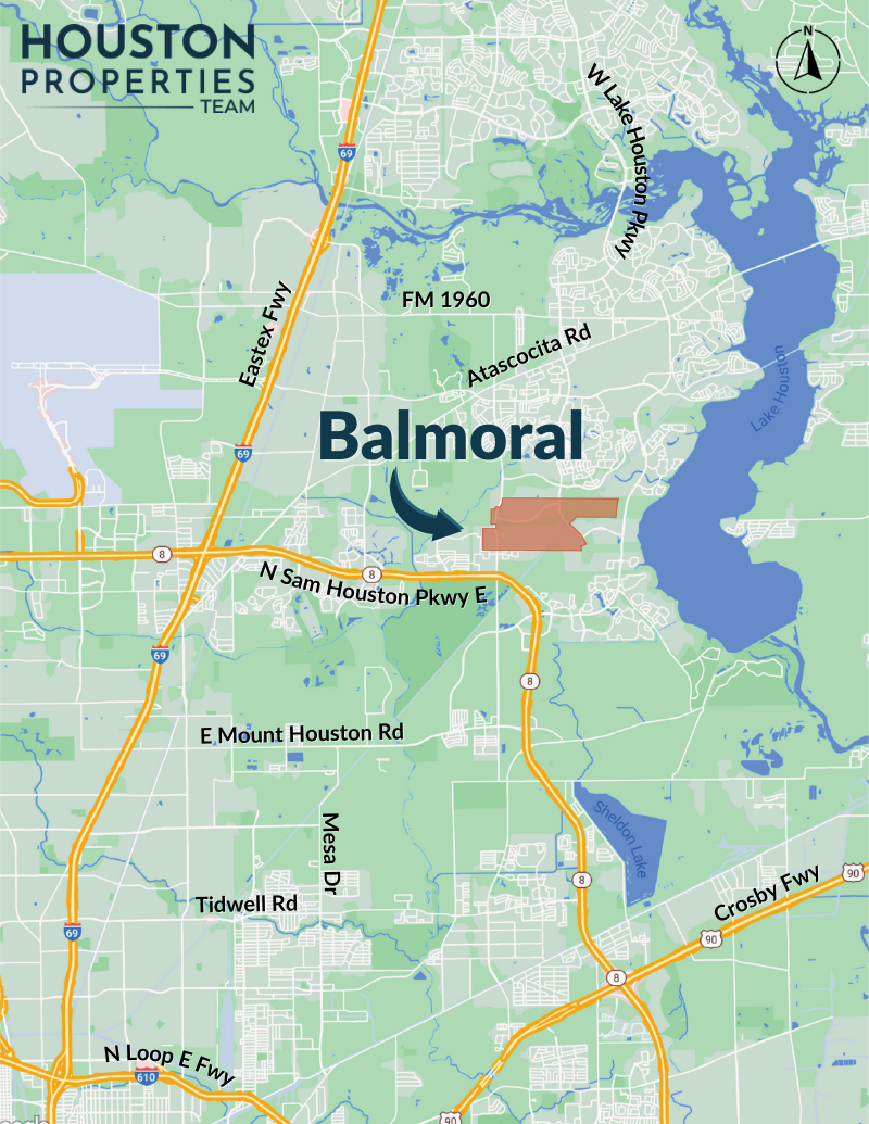 Balmoral Map