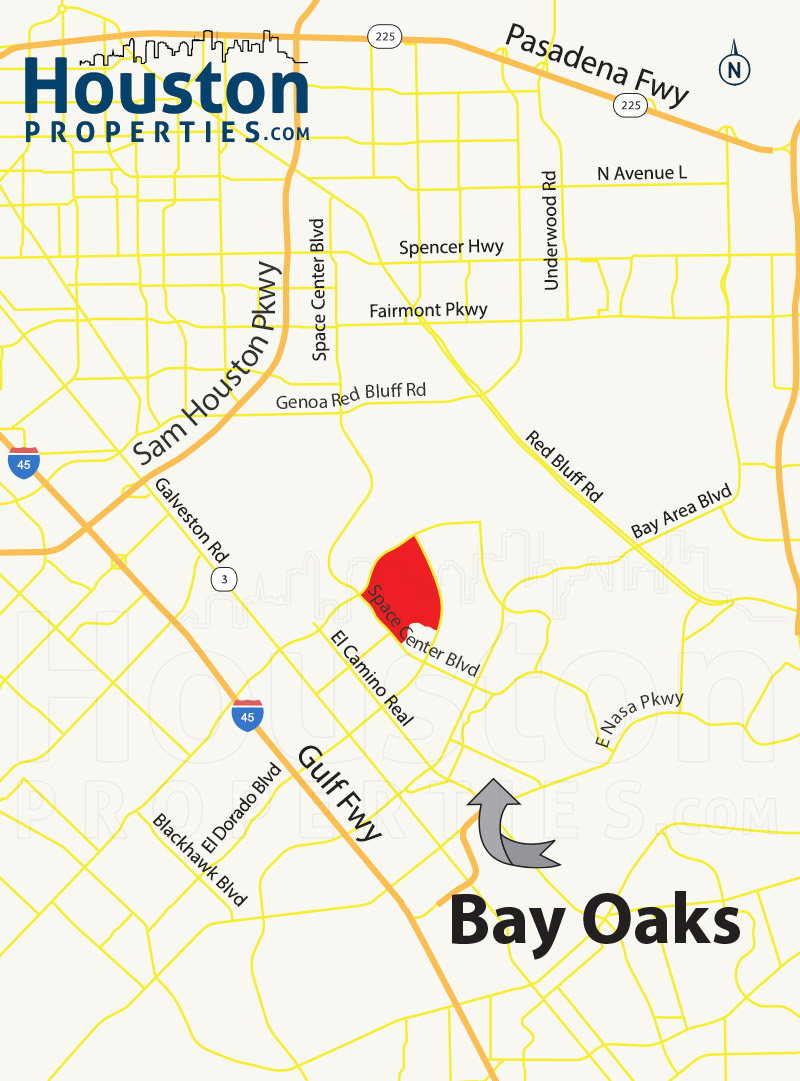Bay Oaks Map