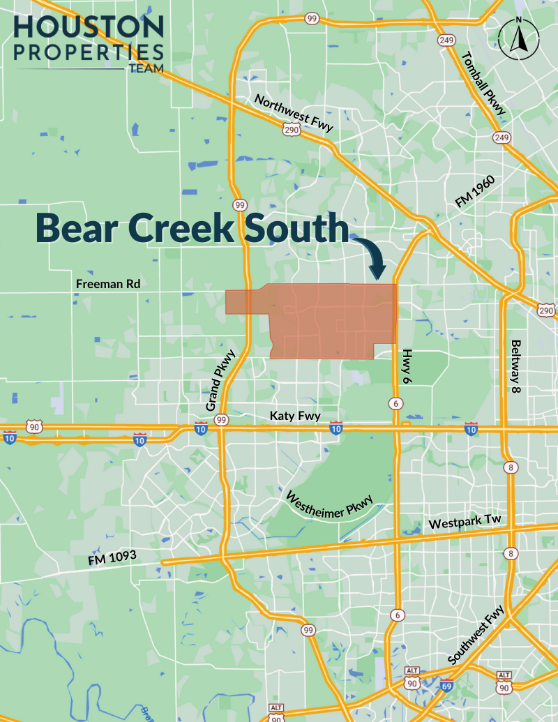 Bear Creek South Map