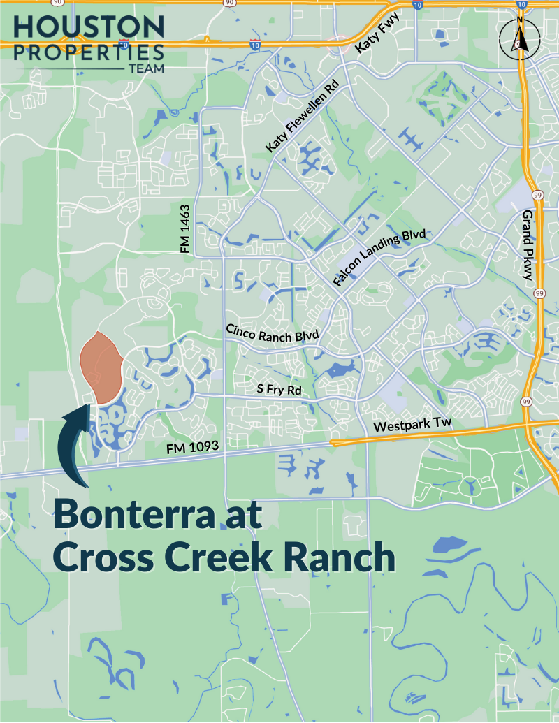 Bonterra at Cross Creek Ranch Map