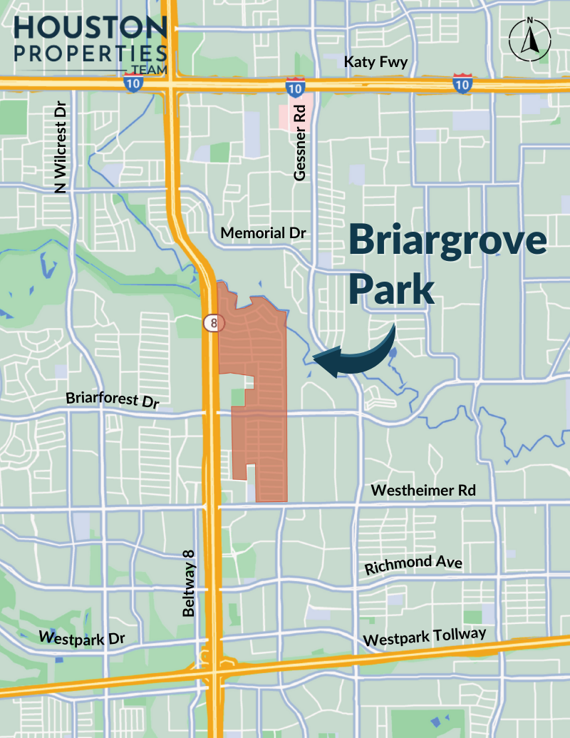 Briargrove Park/Walnutbend Map