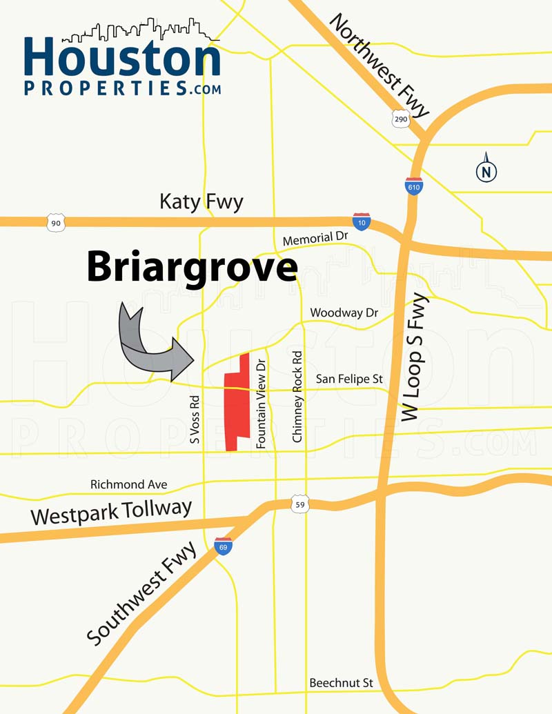 Briargrove Map