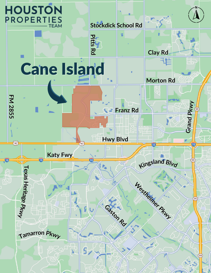 Cane Island Map