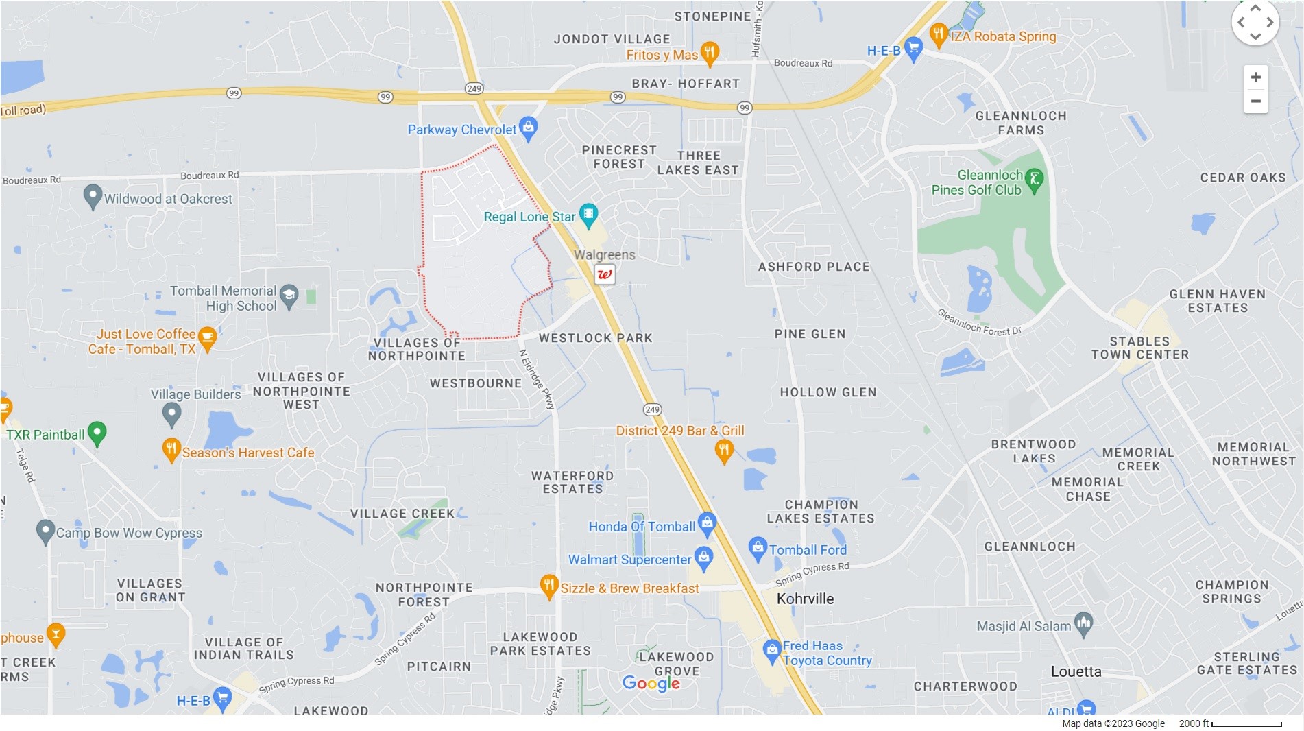 Map of Canyon Gate at Northpointe (Master Planned)