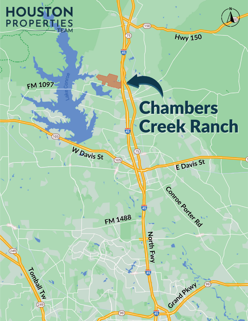 Chambers Creek Ranch Map