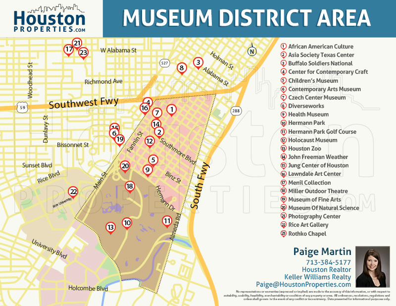 Museum District Map
