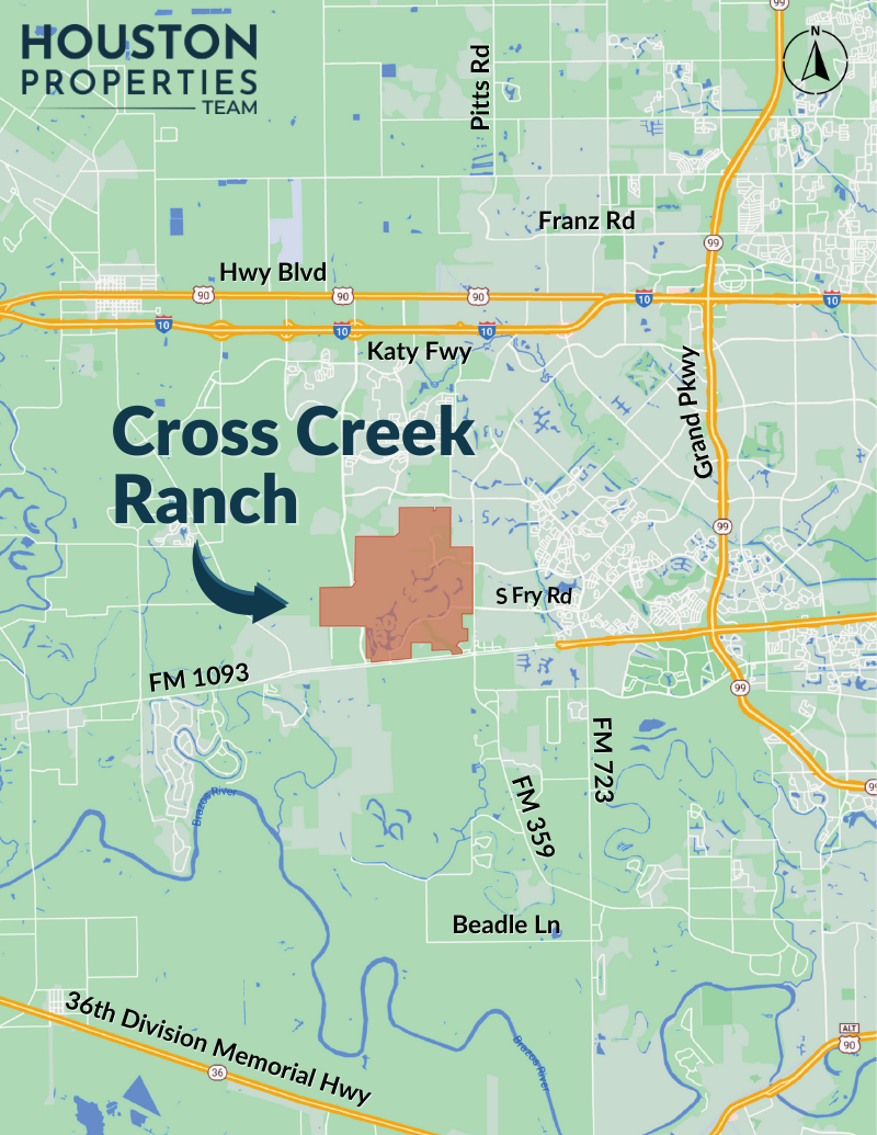 Cross Creek Ranch Map