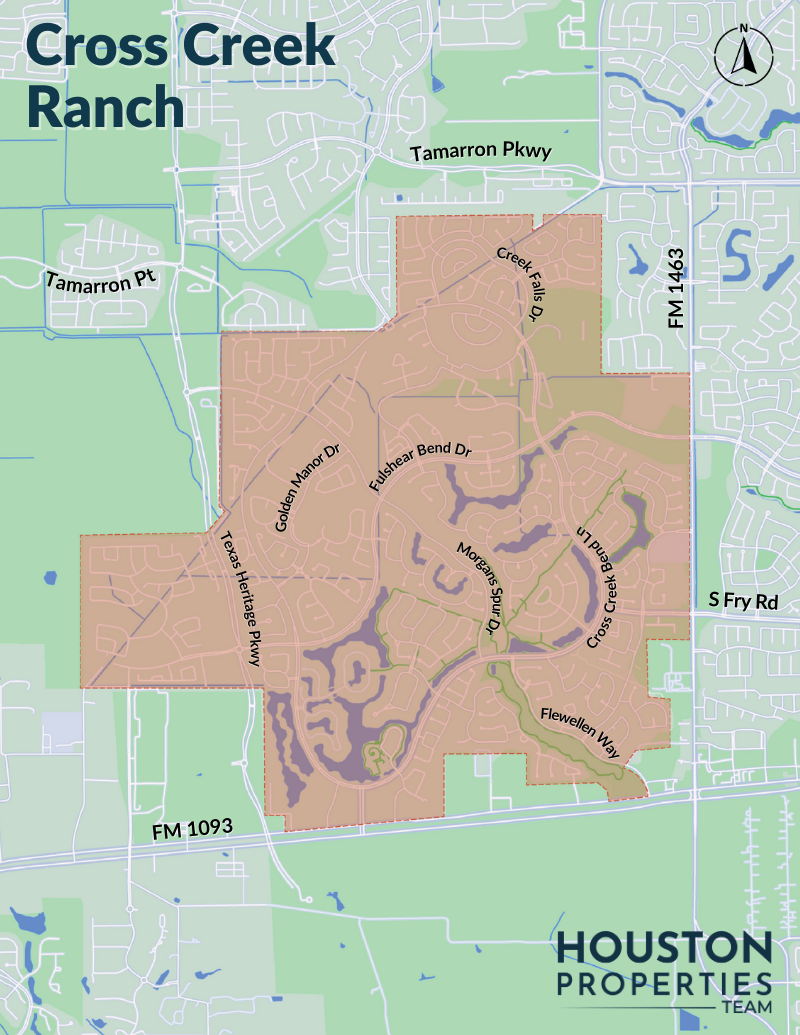 Map of Cross Creek Ranch
