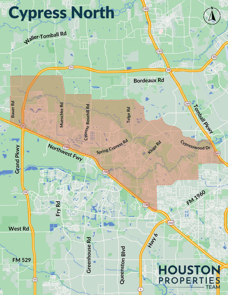 Map of Cypress North