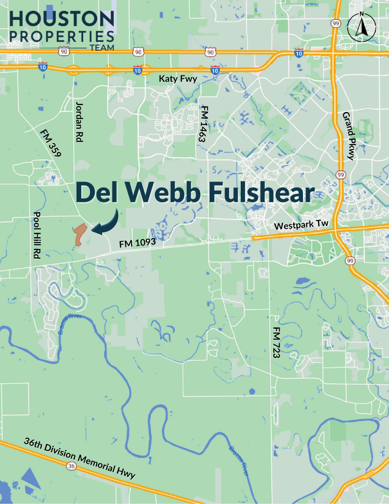 Del Webb Fulshear Map