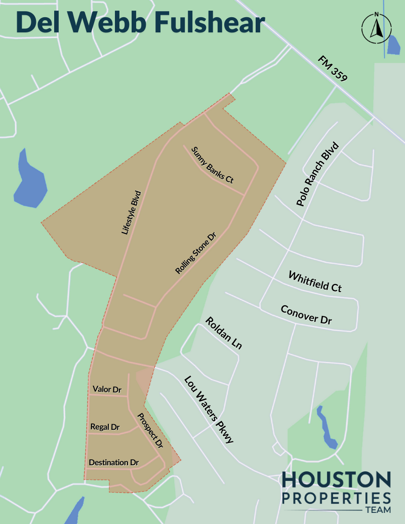 Map of Del Webb Fulshear