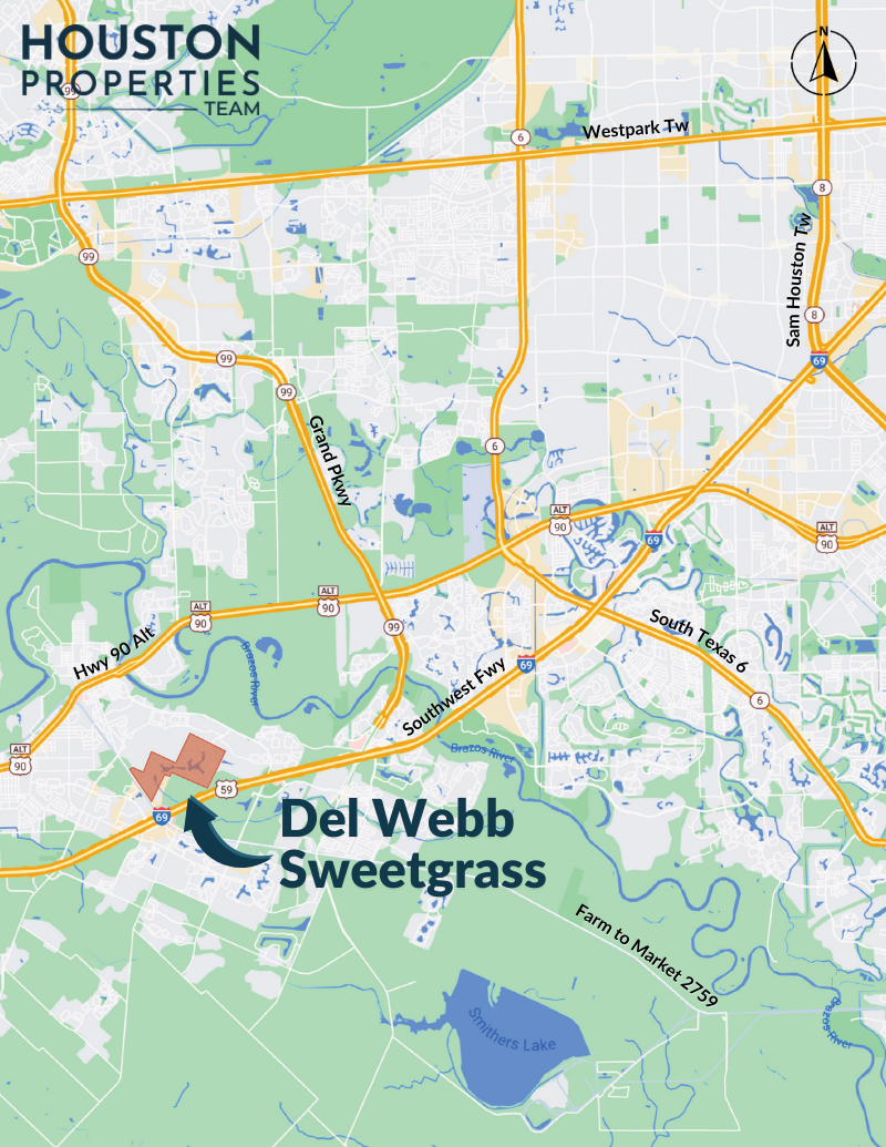 Del Webb Sweetgrass Map
