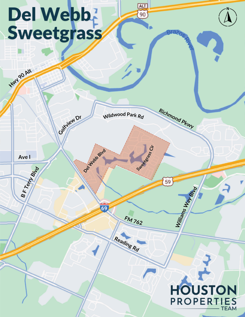 Map of Del Webb Sweetgrass