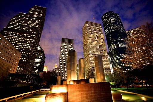 Houston at Night