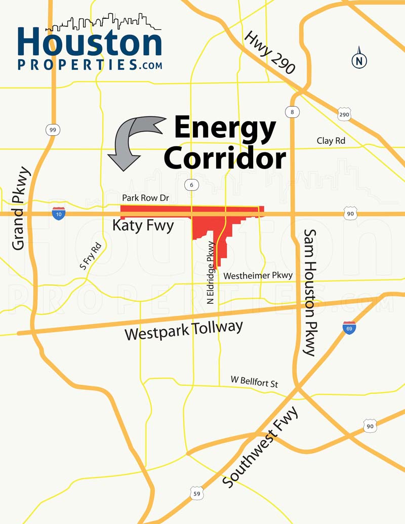 Energy Corridor Map