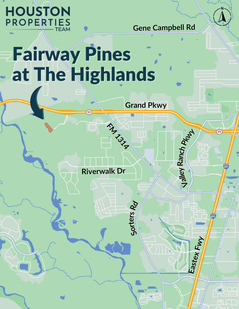 Fairway Pines at The Highlands Map
