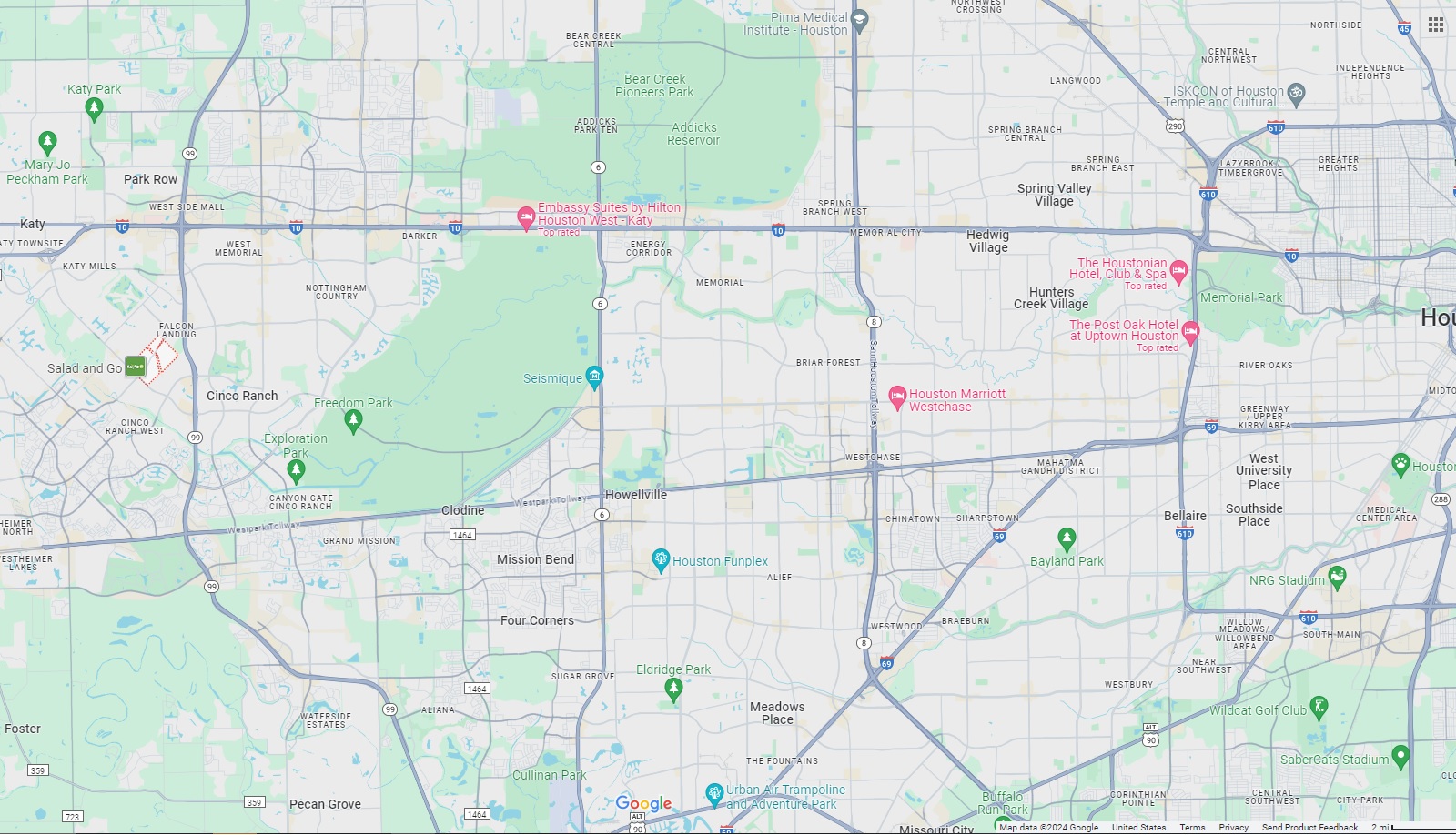 Falcon Ranch (Master Planned) Map