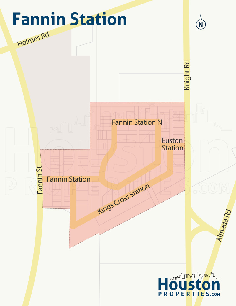 Map of Fannin Station