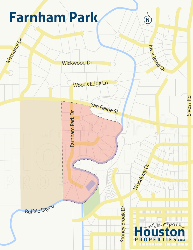 Map of Farnham Park