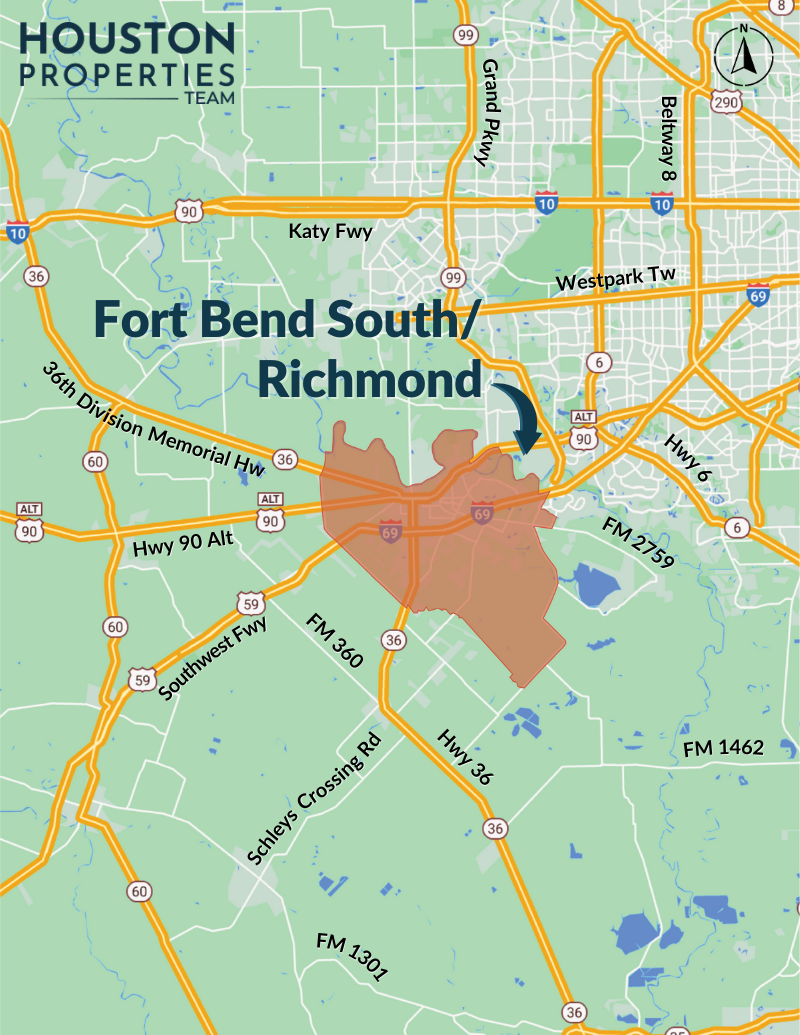 Fort Bend South / Richmond Map