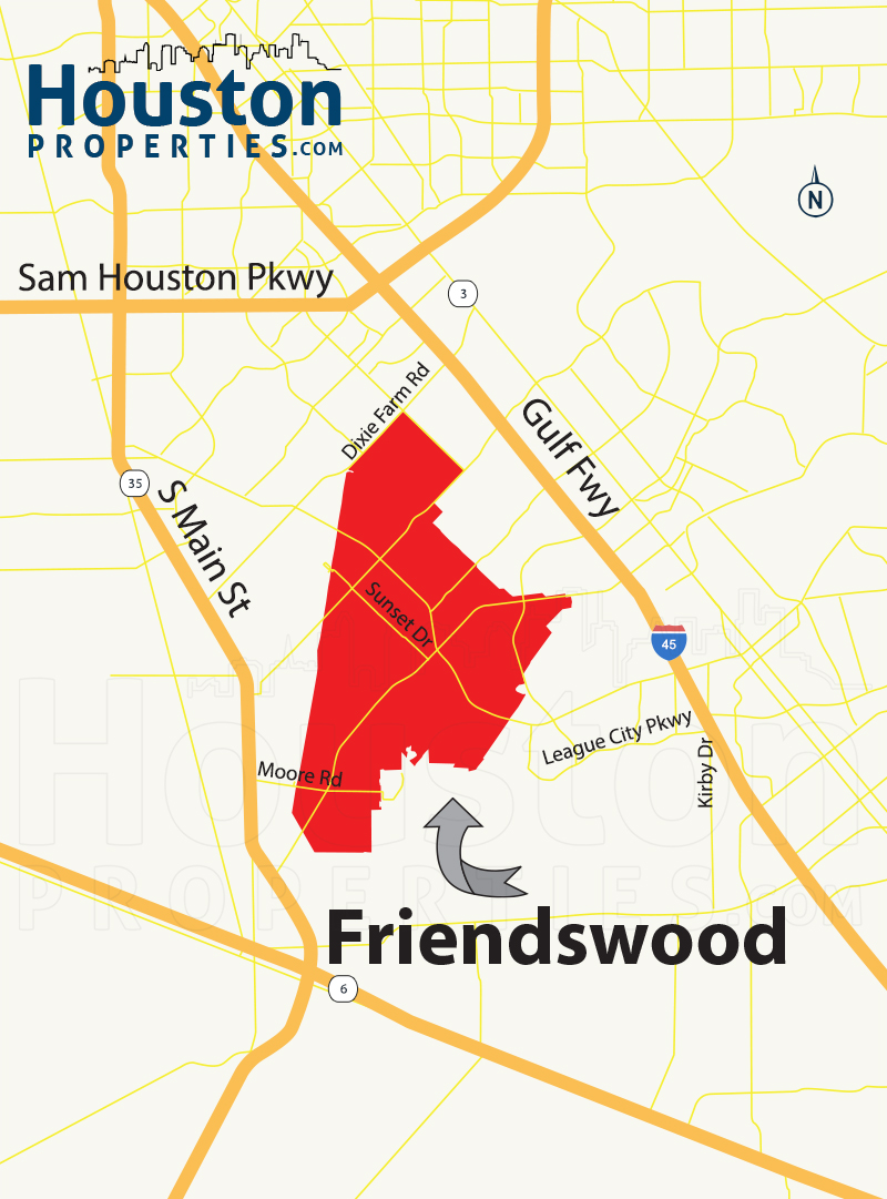 Friendswood Map