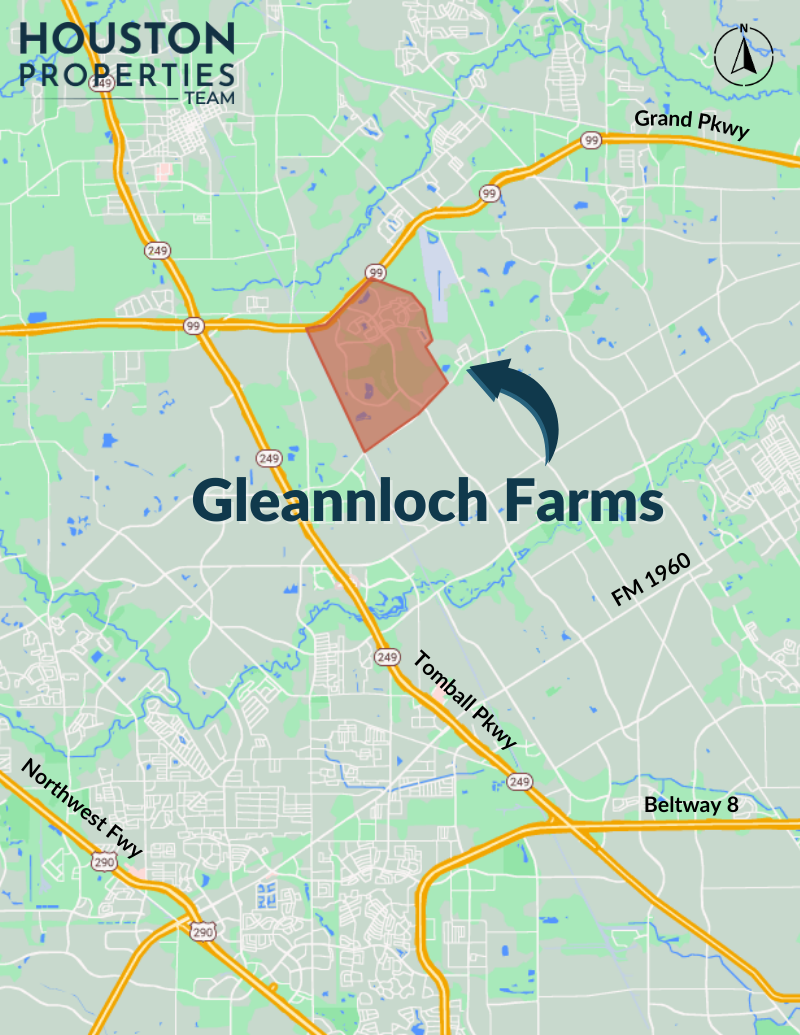 Gleannloch Farms Map