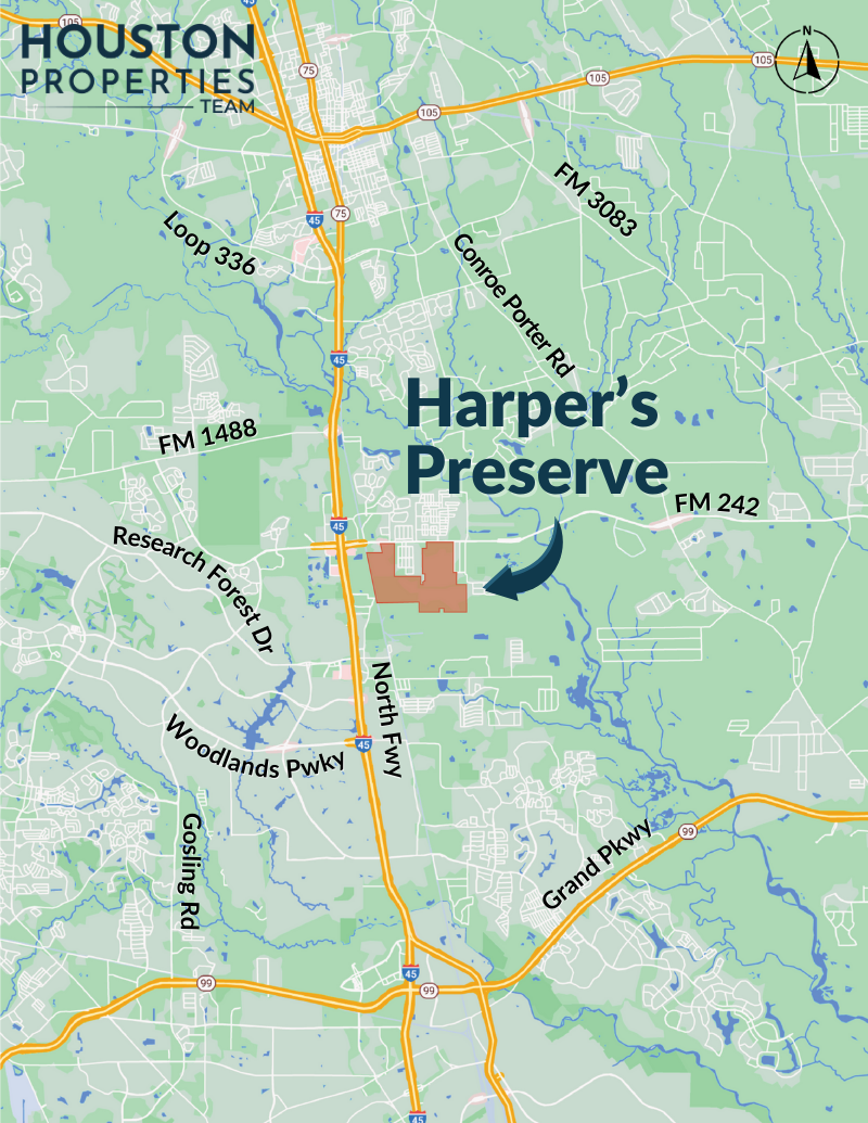 Harper's Preserve Map