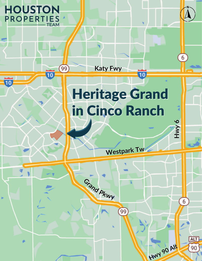 Heritage Grand in Cinco Ranch Map
