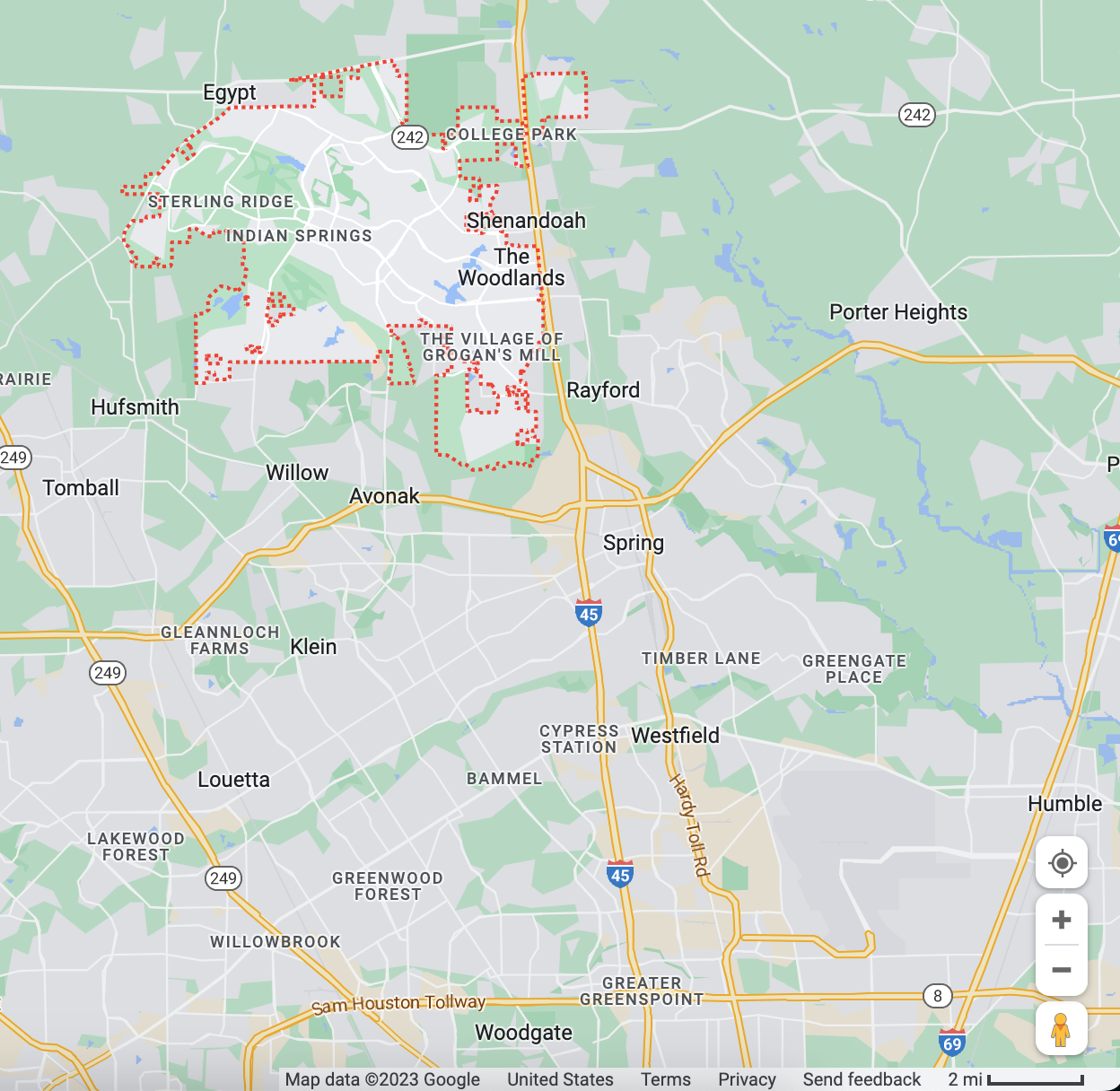 Honeycomb Ridge Estates Map