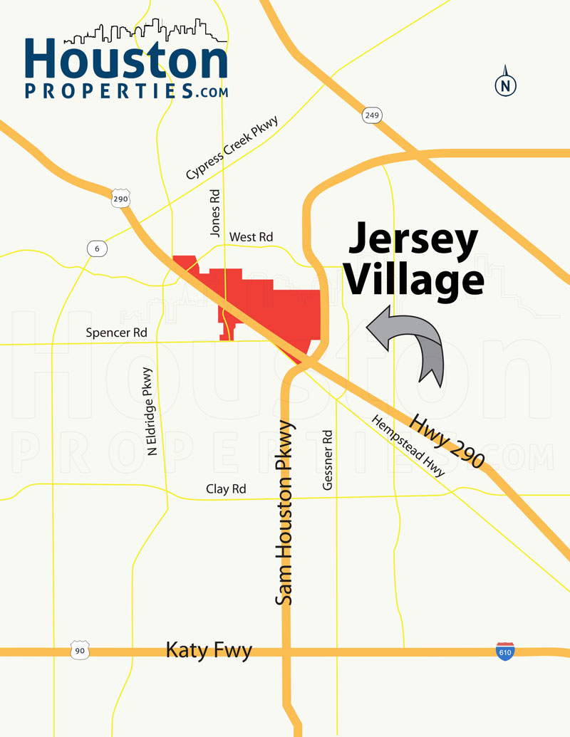 Jersey Village Map